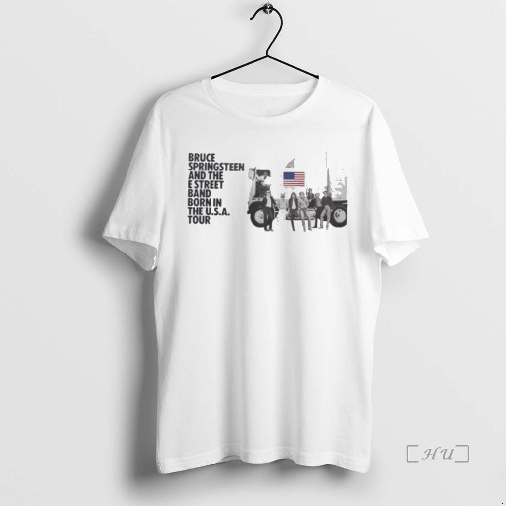 Officials Bruce Springsteen The E Street Band Born In The Usa Tour Premium T Shirts Hoodie Sweatshirt | PurePodTees.com