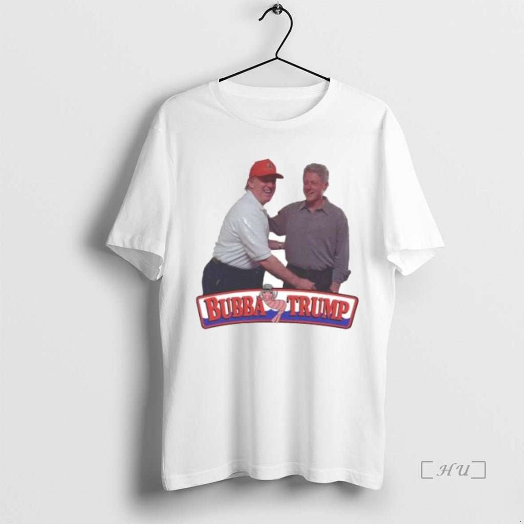 Officials Bubba Trump 2025 Circle White Shirt Hoodie Sweatshirt | PurePodTees.com
