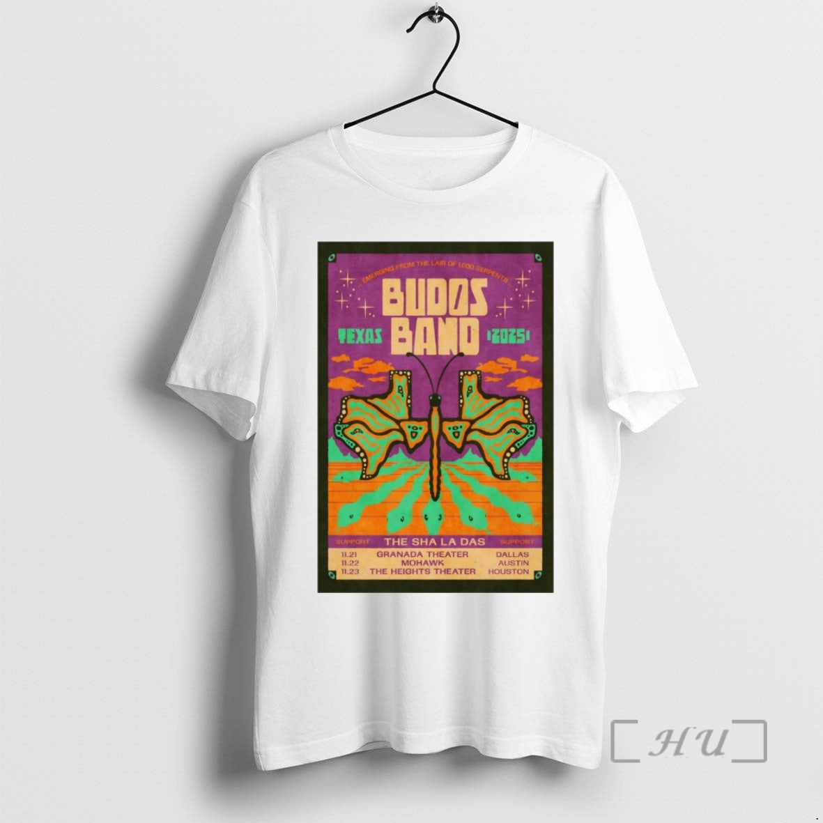 Officials Budos Band Tx Tour 2025 11 21 Granada Theater Dallas 11 22 Mohawk Austin Shirt Hoodie Sweatshirt | PurePodTees.com