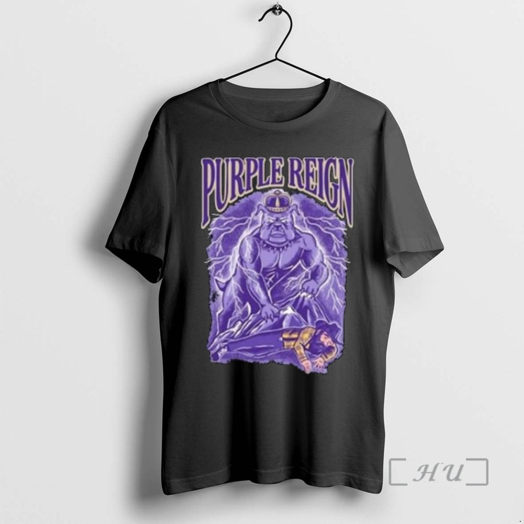 Officials Bulldog Mascot Purple Reign Pocket Shirt Hoodie Sweatshirt | PurePodTees.com