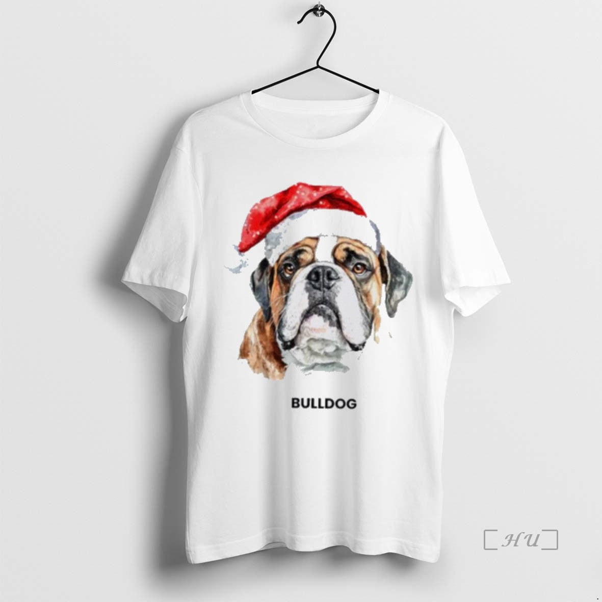 Officials Bulldog Santa Merry Christmas Shirt Hoodie Sweatshirt | PurePodTees.com