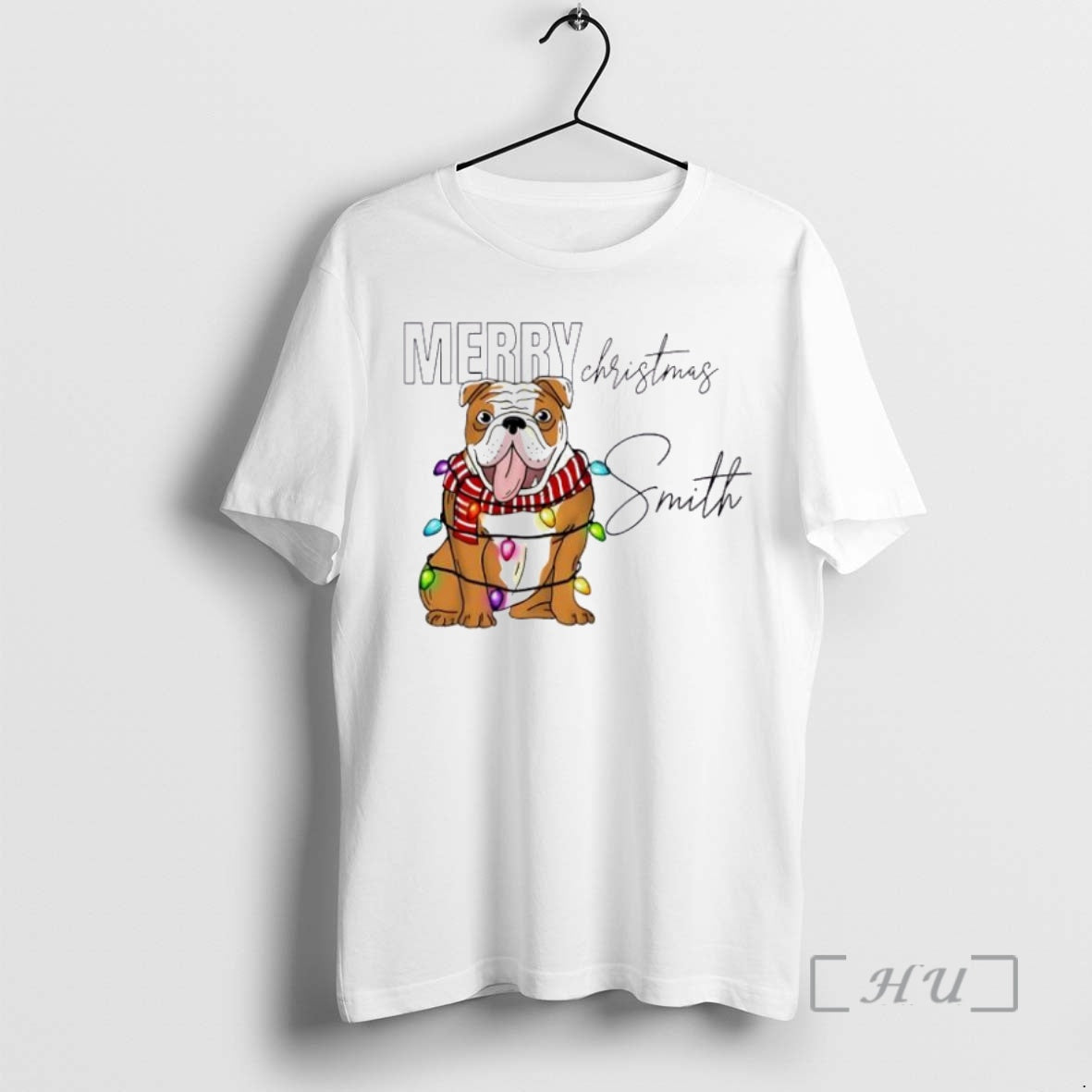 Officials Bulldog Xmas Babys First Christmas Personalized Ornaments White Shirt Hoodie Sweatshirt | PurePodTees.com