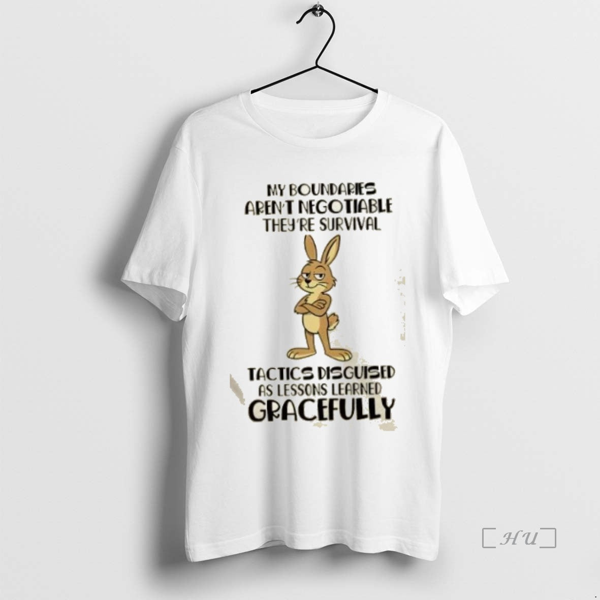 Officials Bunny My Boundaries Arent Negotiable Theyre Survival Tactics Disguised As Lessons Learned Gracefully Premium...