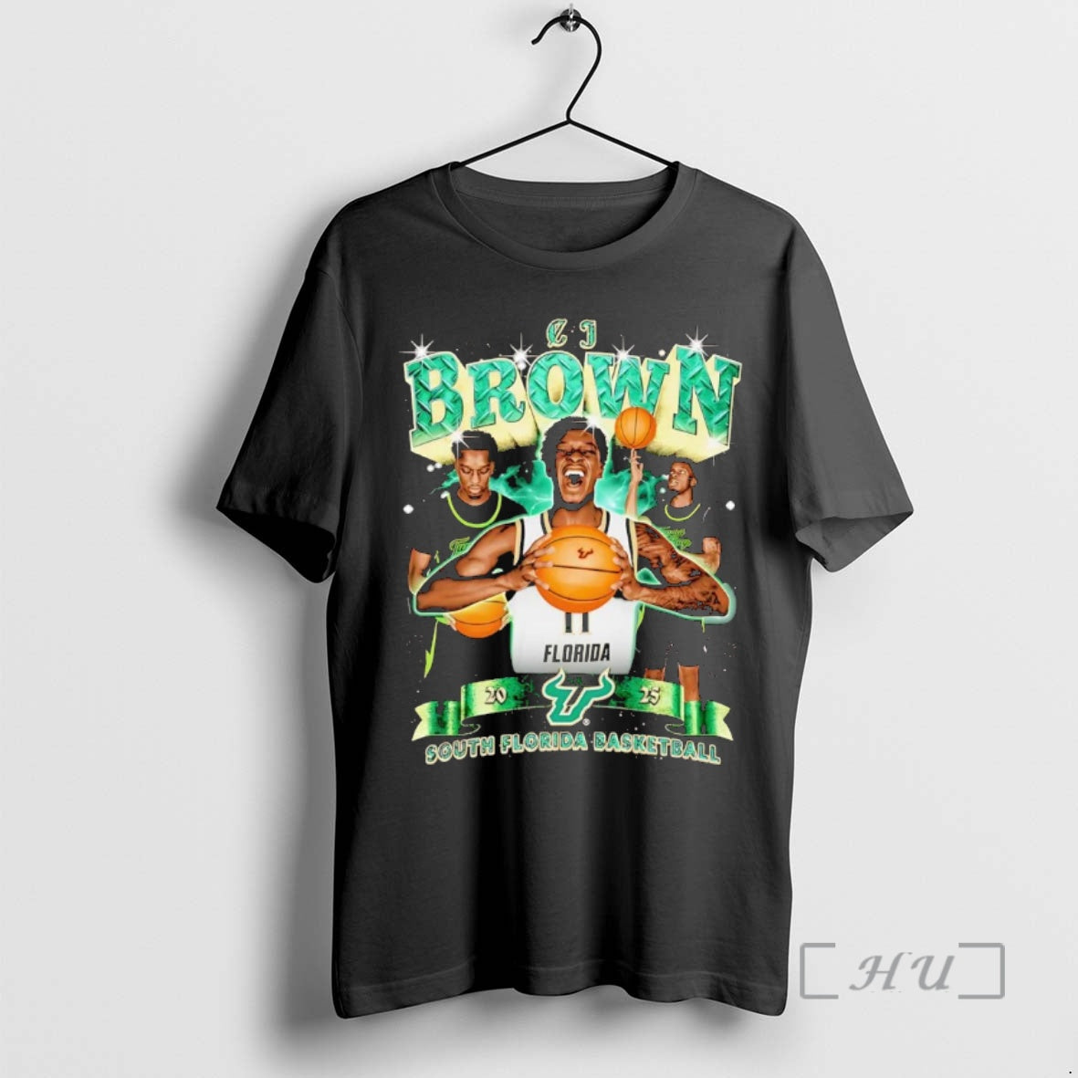 Officials Cj Brown Picture Collage 2025 South Florida Bulls Shirt Hoodie Sweatshirt | PurePodTees.com