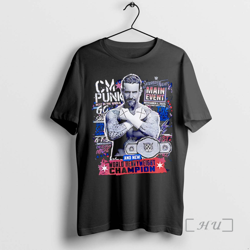 Officials Cm Punk Saturday Nights Main Event Winner Shirt Hoodie Sweatshirt | PurePodTees.com