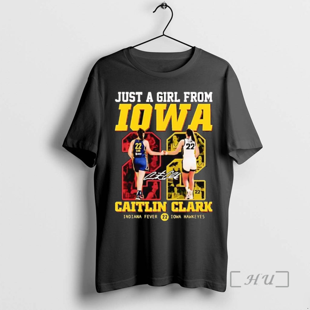 Officials Caitlin Clark Just A Girl From Iowa Hawkeyes Indiana Fever T Shirt Sweater