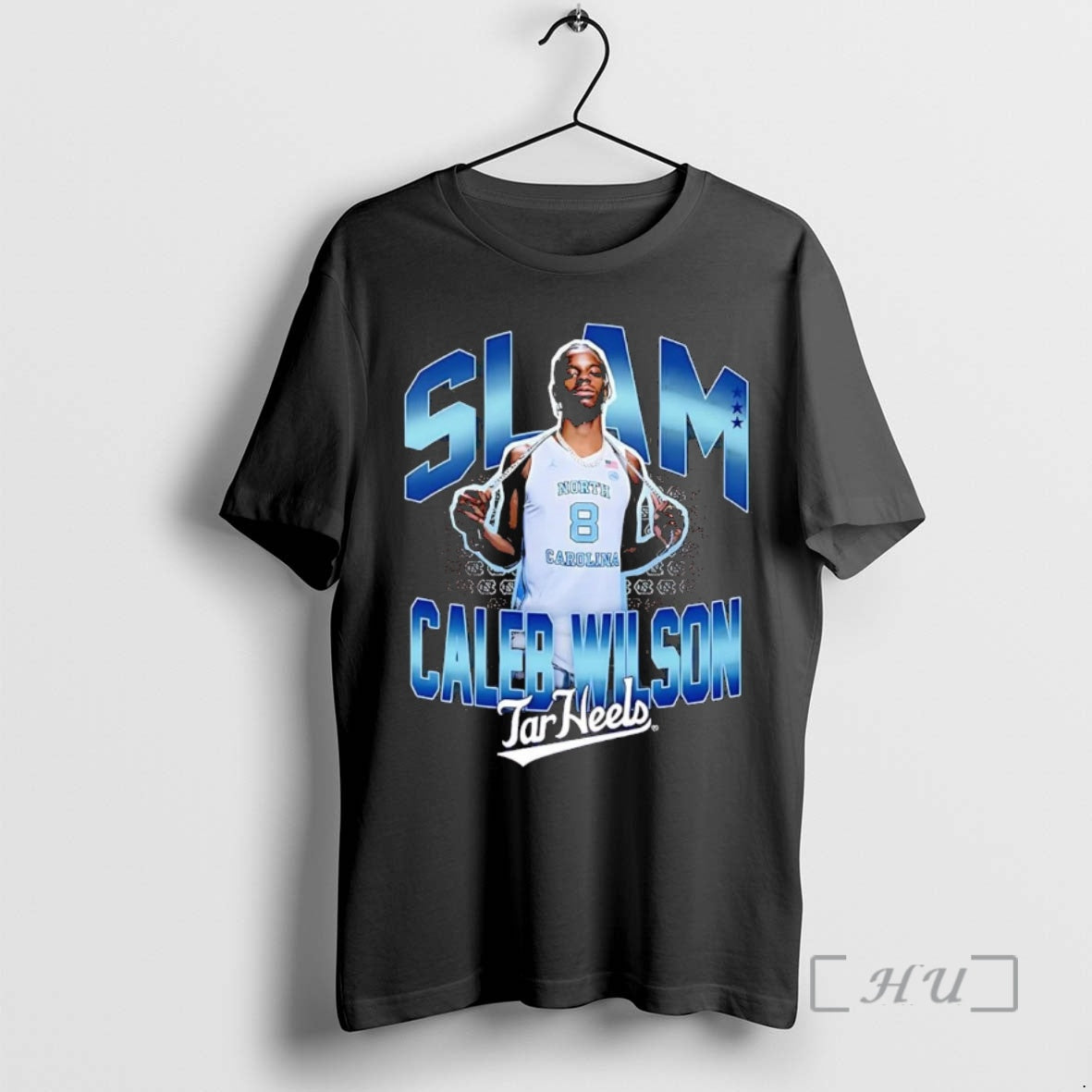 Officials Caleb Wilson Slam Portrait North Carolina Tar Heels Shirt Hoodie Sweatshirt | PurePodTees.com