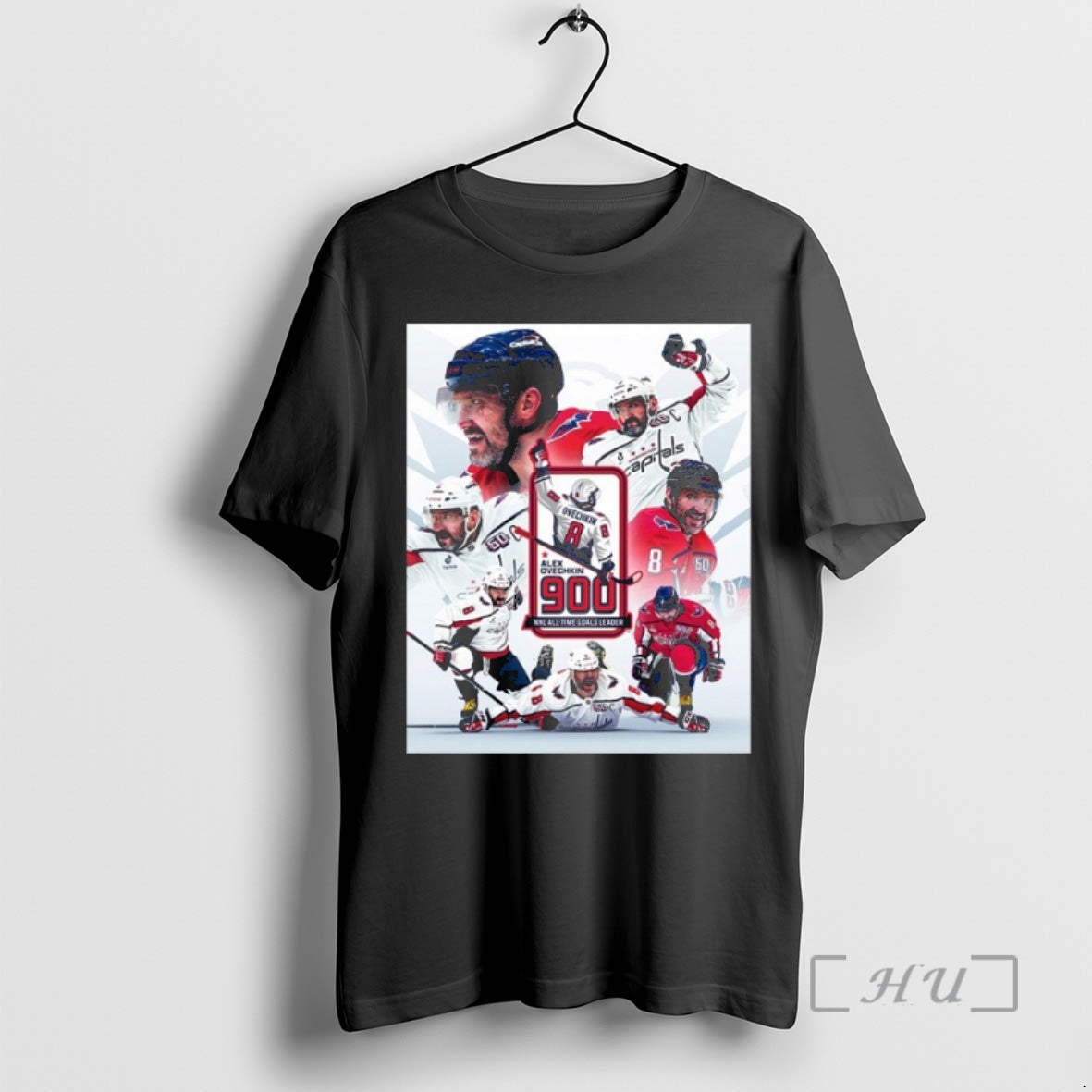 Officials Capitals Alex Ovechkin 900 Nhl All Time Goals Leader Shirt Hoodie Sweatshirt | PurePodTees.com