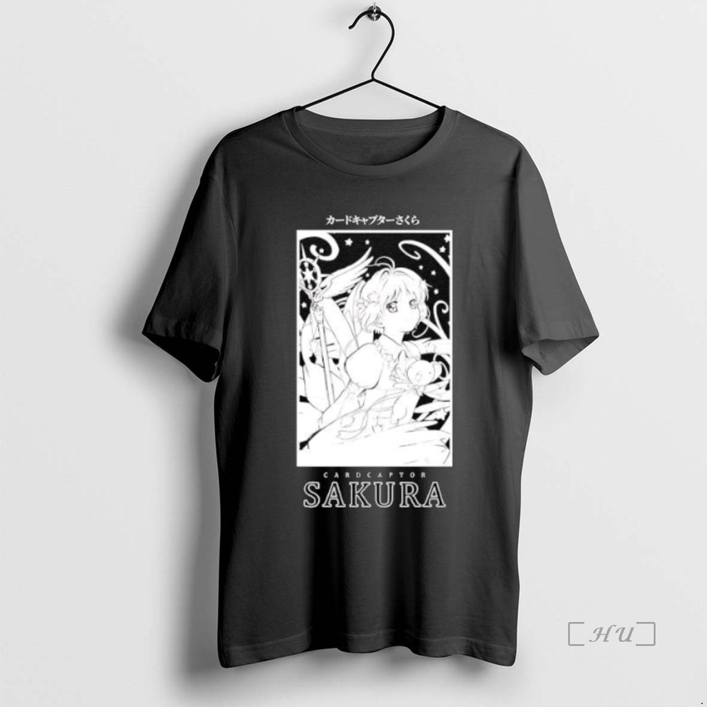 Officials Cardcaptor Sakura Monochrome Box Shirt Hoodie Sweatshirt | PurePodTees.com