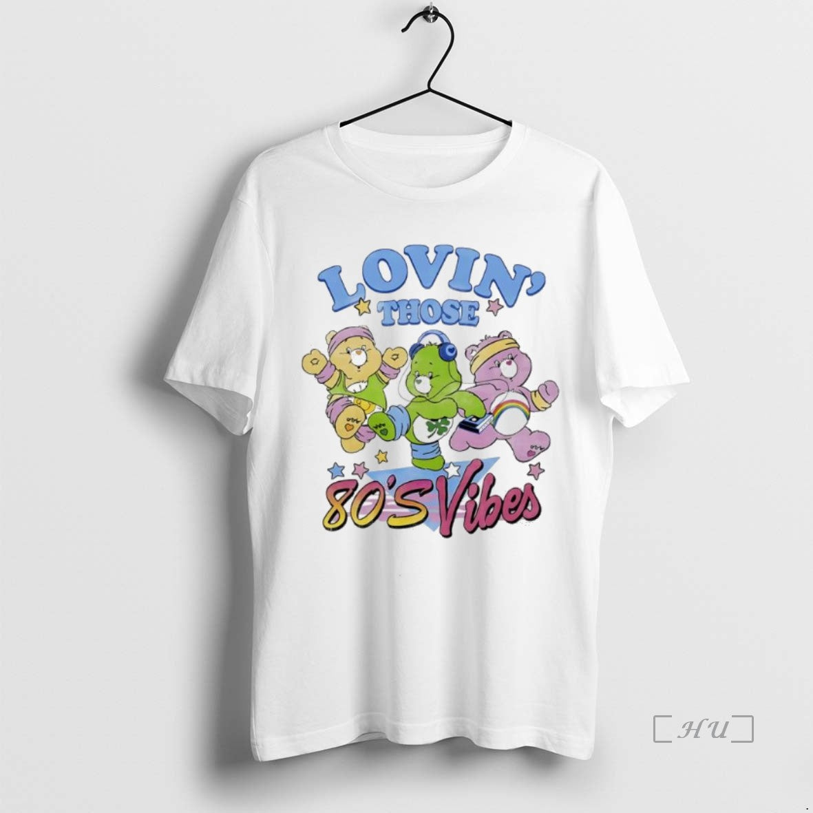 Officials Care Bears Lovin Those 80s Vibes Cute Shirt Hoodie Sweatshirt | PurePodTees.com