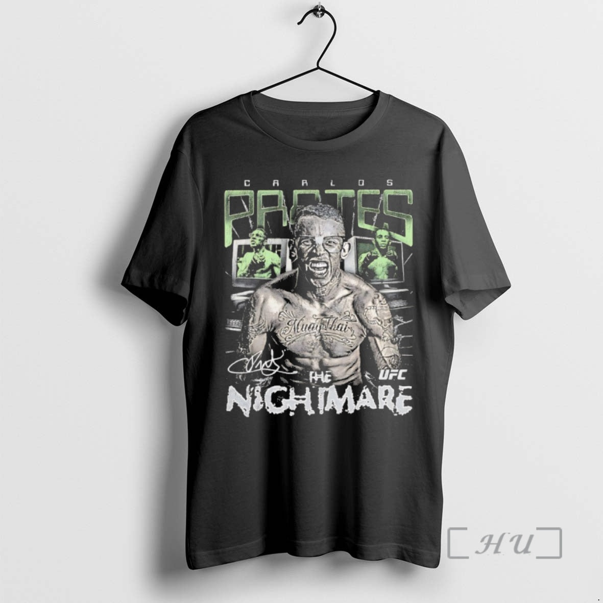 Officials Carlos Prates The Nightmare Ufc Signature Graphic Shirt Hoodie Sweatshirt | PurePodTees.com