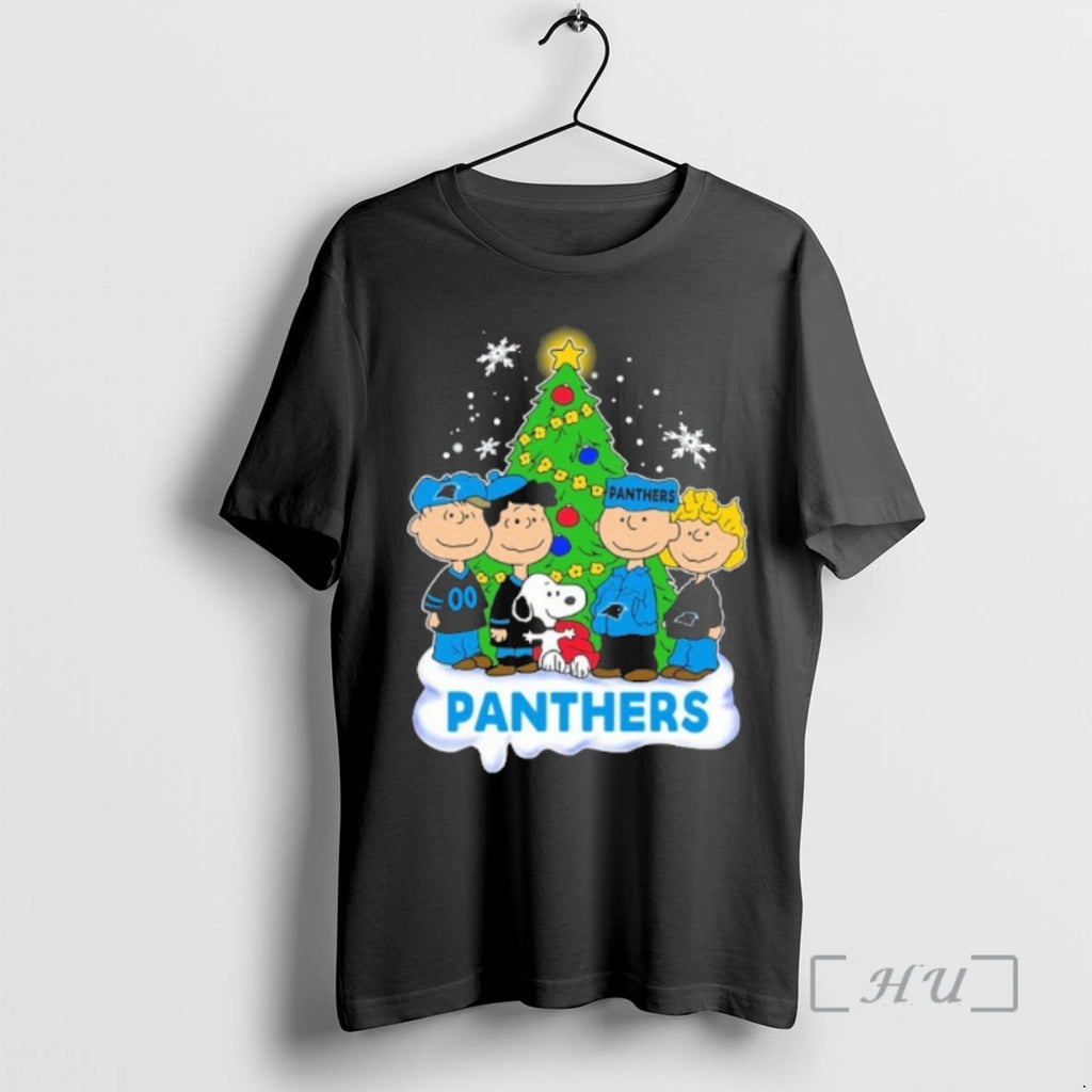 Officials Carolina Panthers X The Peanuts Christmas 2025 Shirt Hoodie Sweatshirt | PurePodTees.com