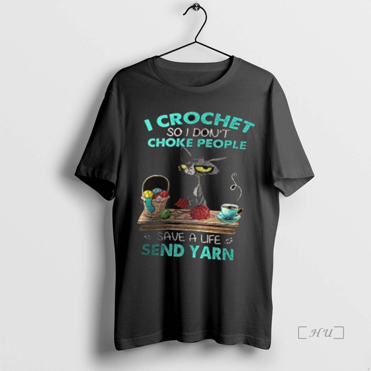Officials Cat Crochet So I Dont Choke People Save A Life Send Yarn Premium Shirt Hoodie Sweatshirt | PurePodTees.com