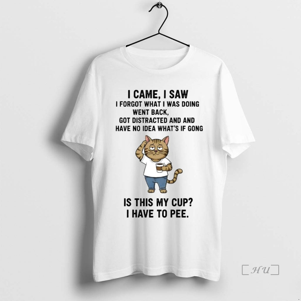 Officials Cat I Came I Saw I Forgot What I Was Doing Went Back Is Shirt Hoodie Sweatshirt | PurePodTees.com