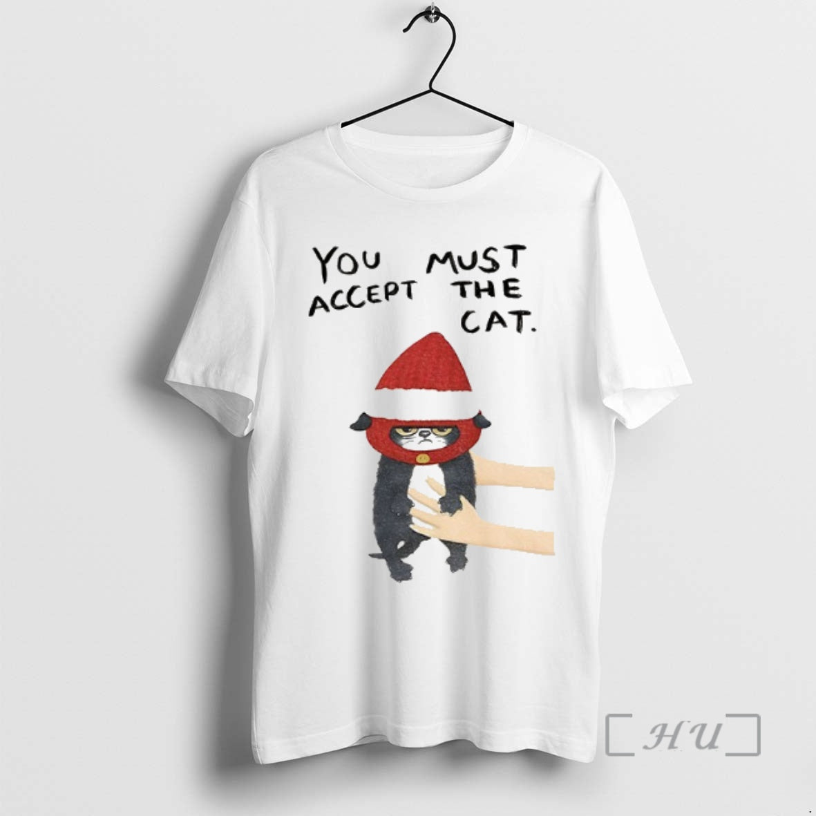 Officials Cat Santa Hat You Must Accept The Cat Shirt Hoodie Sweatshirt | PurePodTees.com