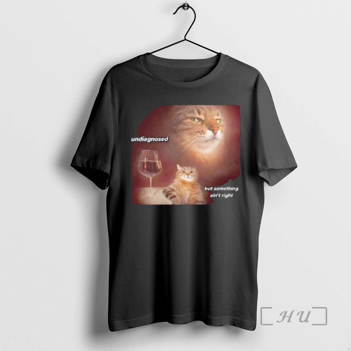 Officials Cat Undiagnosed But Something Aint Right Shirt Hoodie Sweatshirt | PurePodTees.com