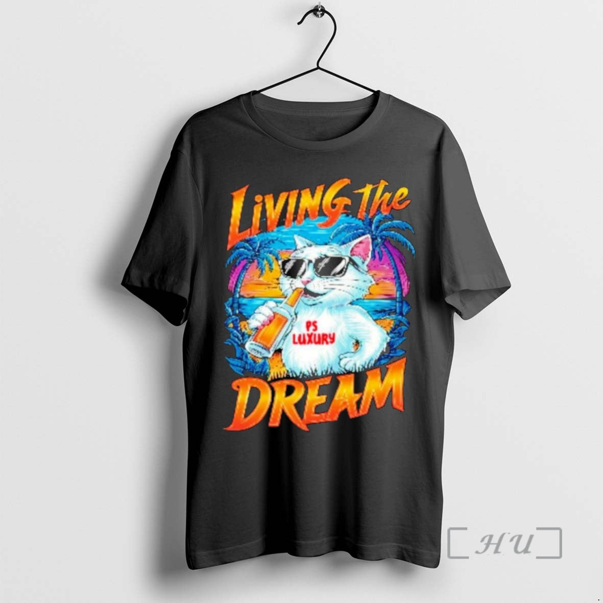 Officials Cat Living The Dream Shirt Hoodie Sweatshirt | PurePodTees.com