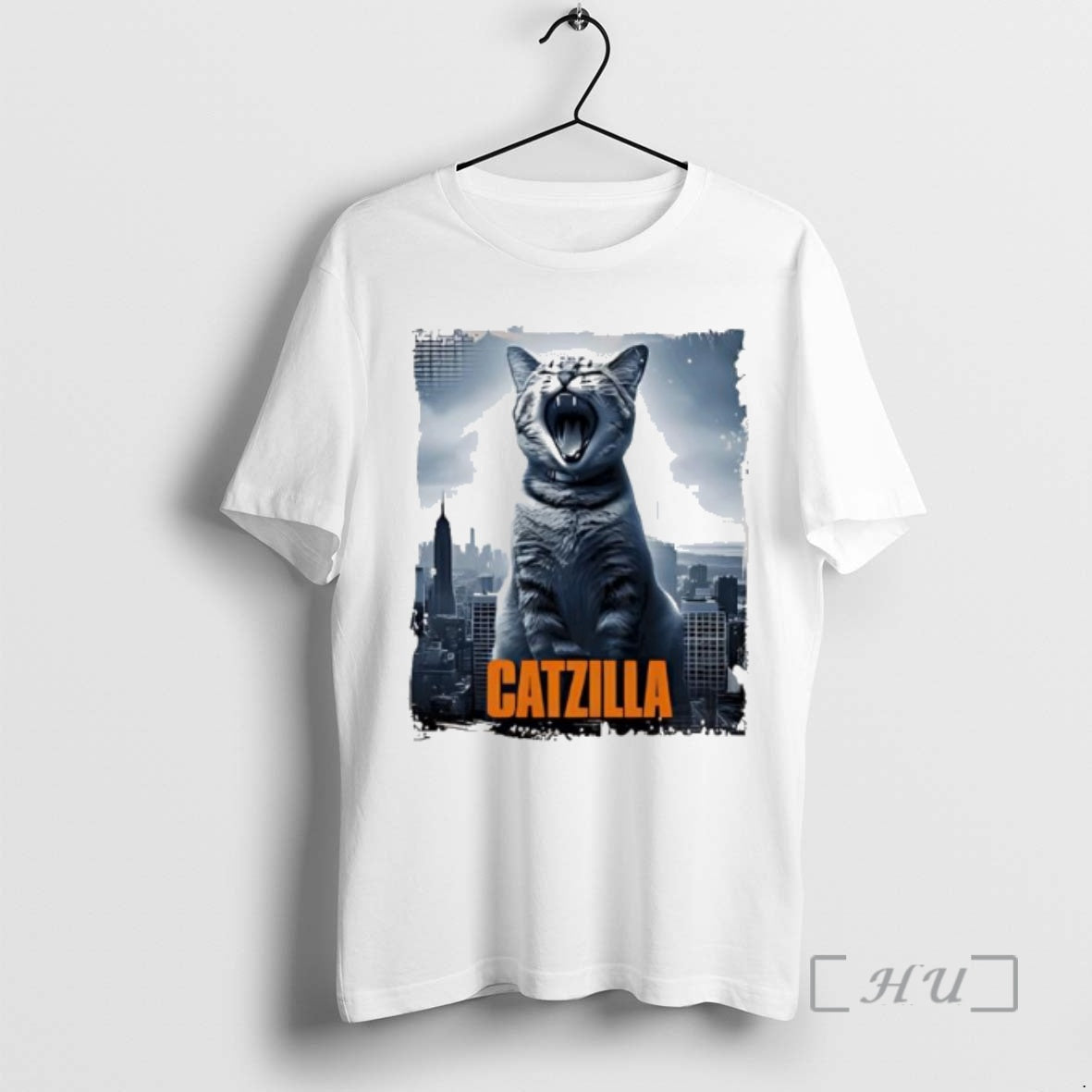 Officials Catzilla Godzilla Movie Funny Cat Halloween Shirt Hoodie Sweatshirt | PurePodTees.com