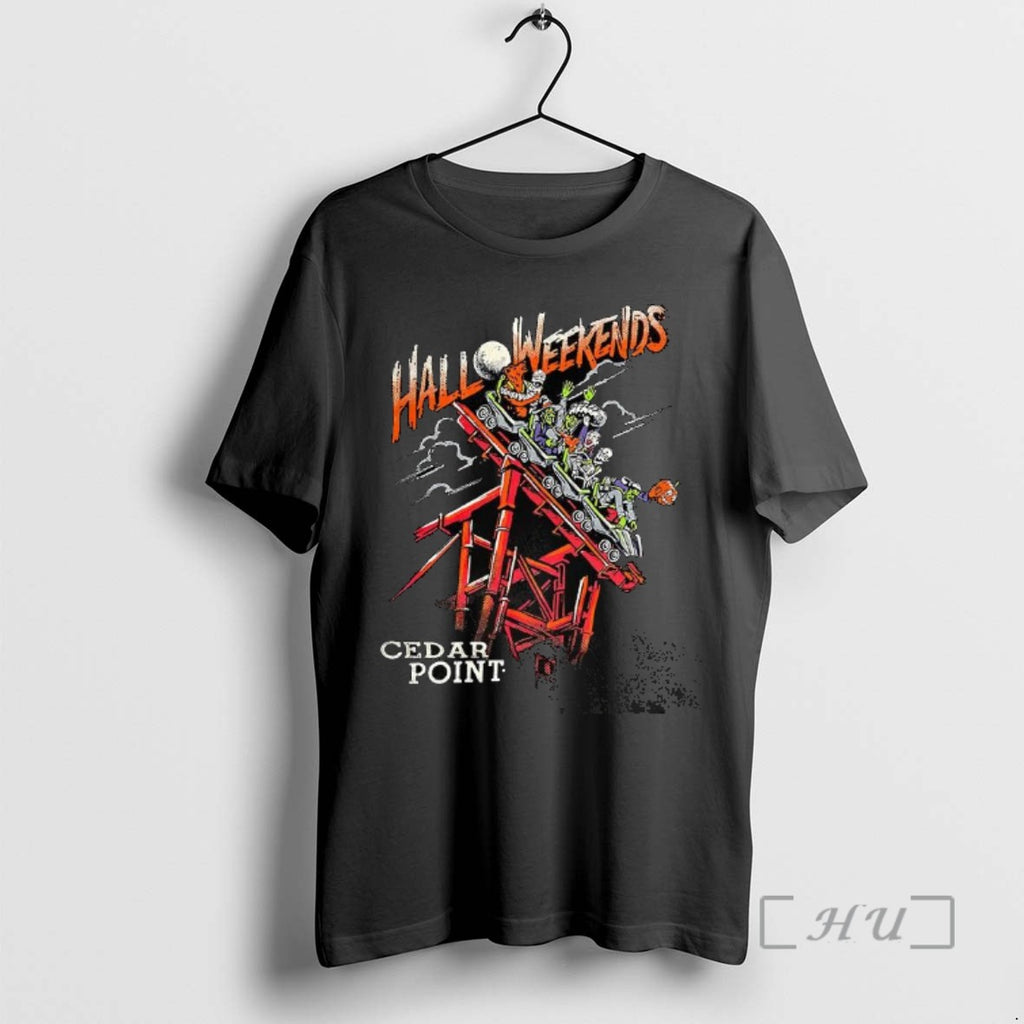 Officials Cedar Point Sirens Halloweekends Coaster T Shirt Sweater