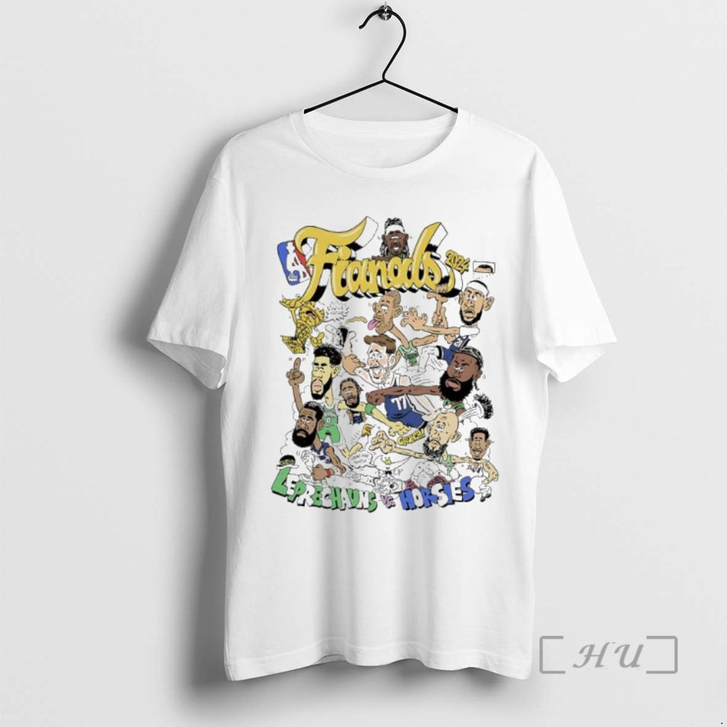 Officials Celtics Vs Mavericks 2024 Nba Finals Player Caricature Shirt Hoodie Sweatshirt | PurePodTees.com