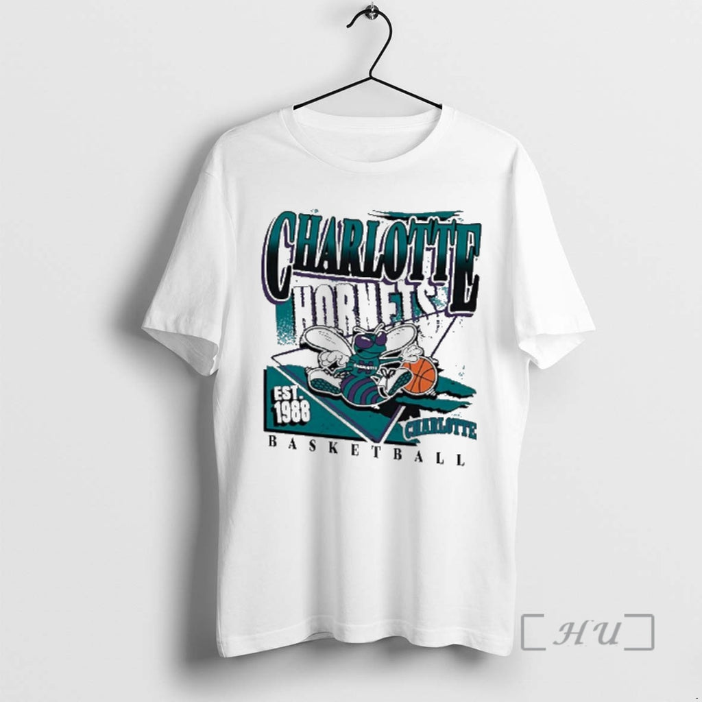 Officials Charlotte Hornets Basketball Est 1988 Mascot Logo
