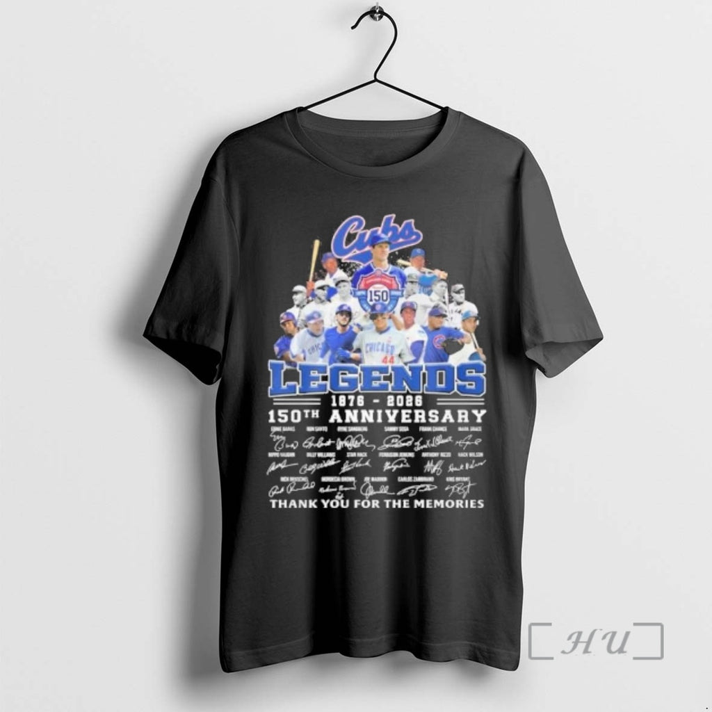 Officials Chicago Cubs Legends Players 150th Anniversary 1876 2026