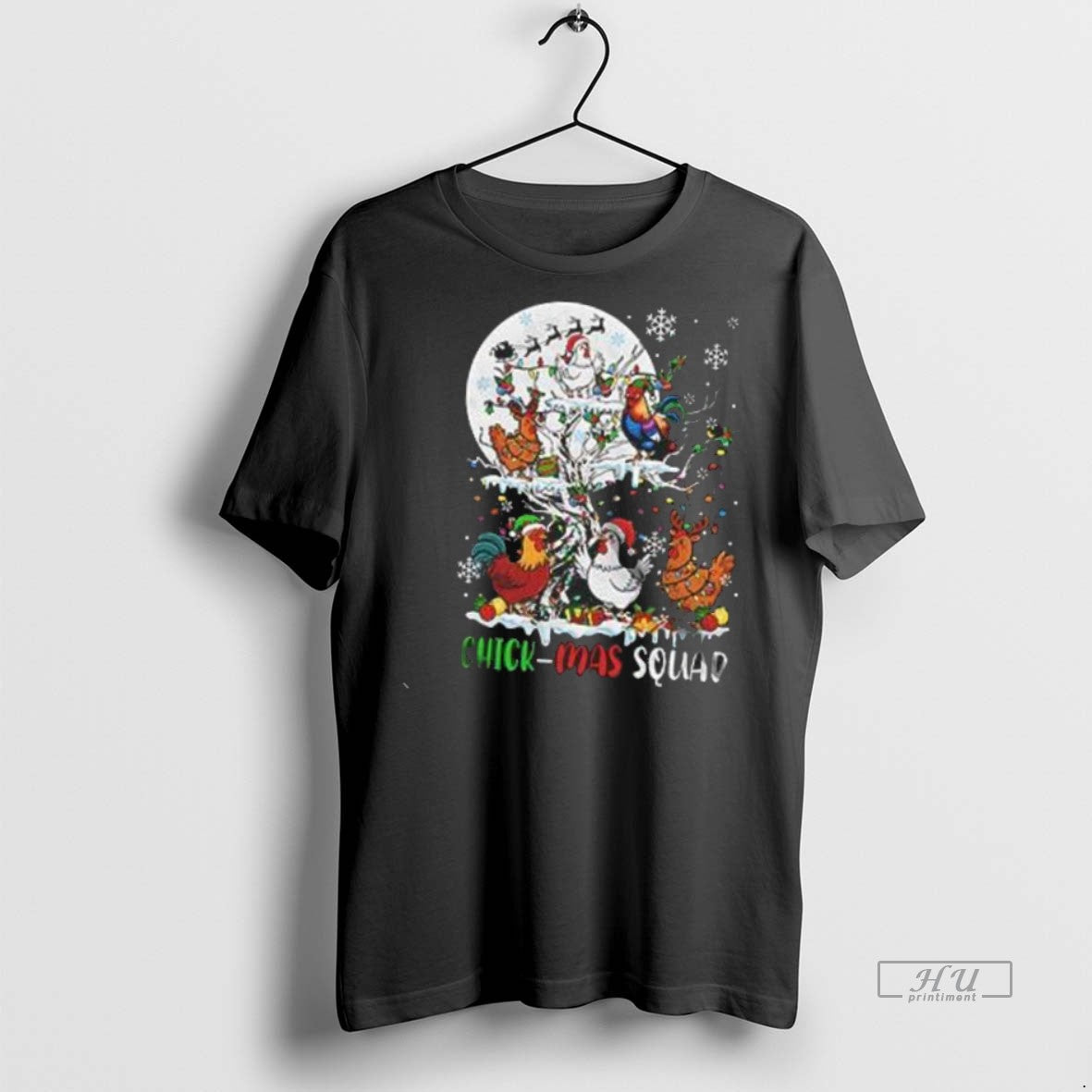 Officials Chick Mas Squad Joyful Christmas Chickens On X Mas Tree Farmer Premium Shirt Hoodie Sweatshirt | PurePodTees.com