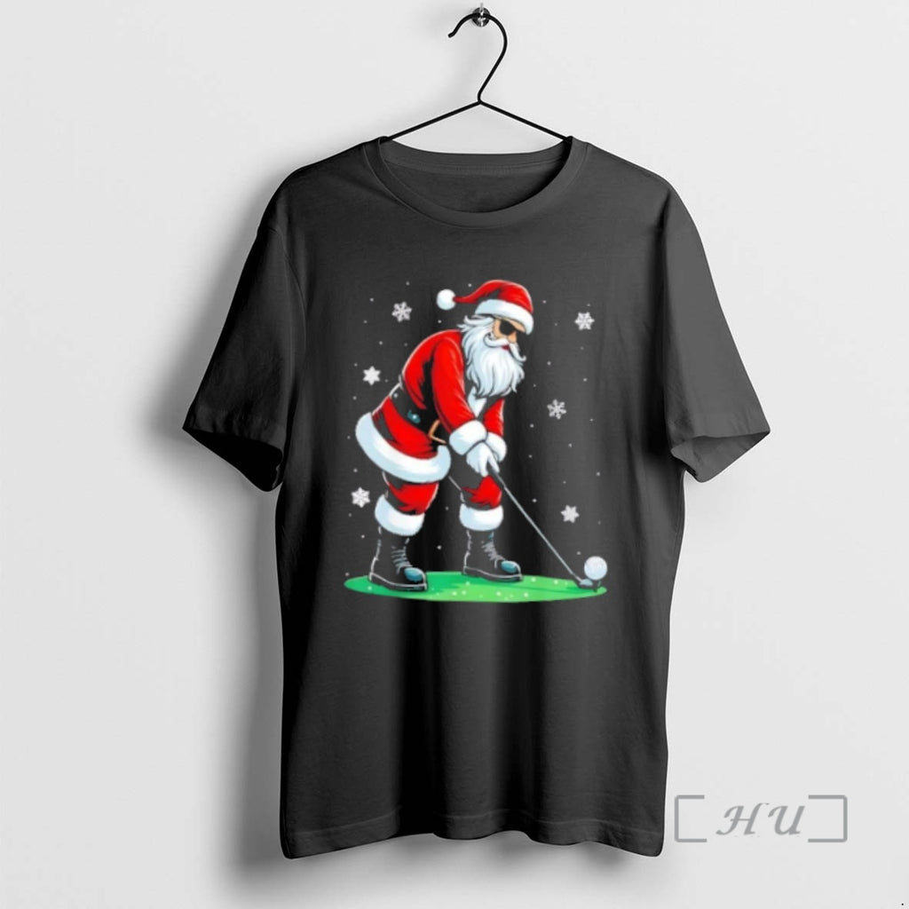 Officials Christmas Golf Santa Golfer Shirt Hoodie Sweatshirt | PurePodTees.com
