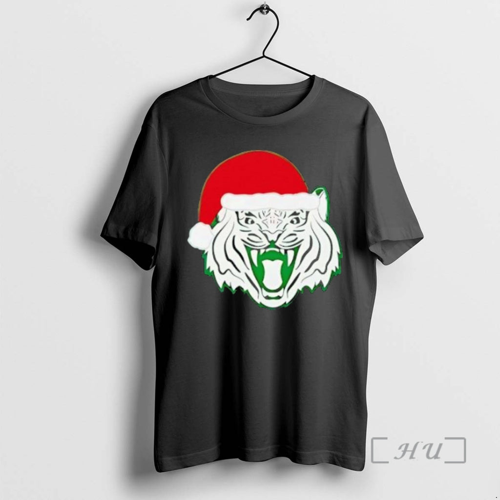 Officials Christmas Tiger Hat Santa Shirt Hoodie Sweatshirt | PurePodTees.com