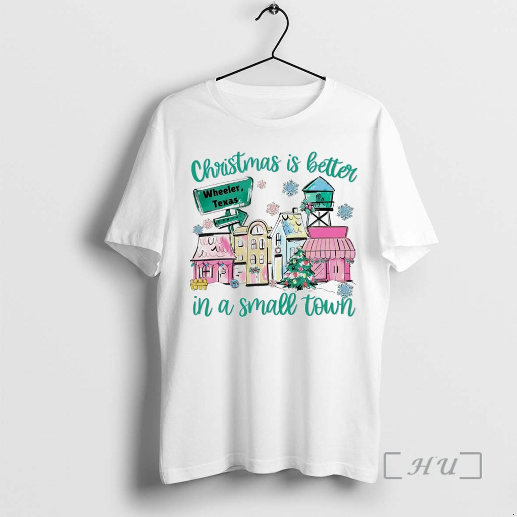 Officials Christmas Is Better In A Small Town Shirt Hoodie Sweatshirt | PurePodTees.com