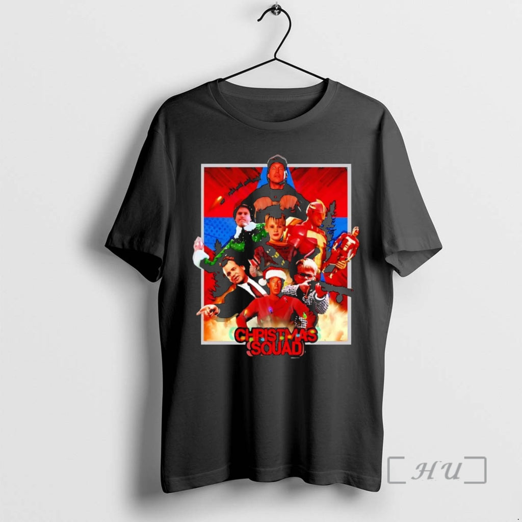 Officials Christmas Squad Movie Characters Shirt Hoodie Sweatshirt | PurePodTees.com