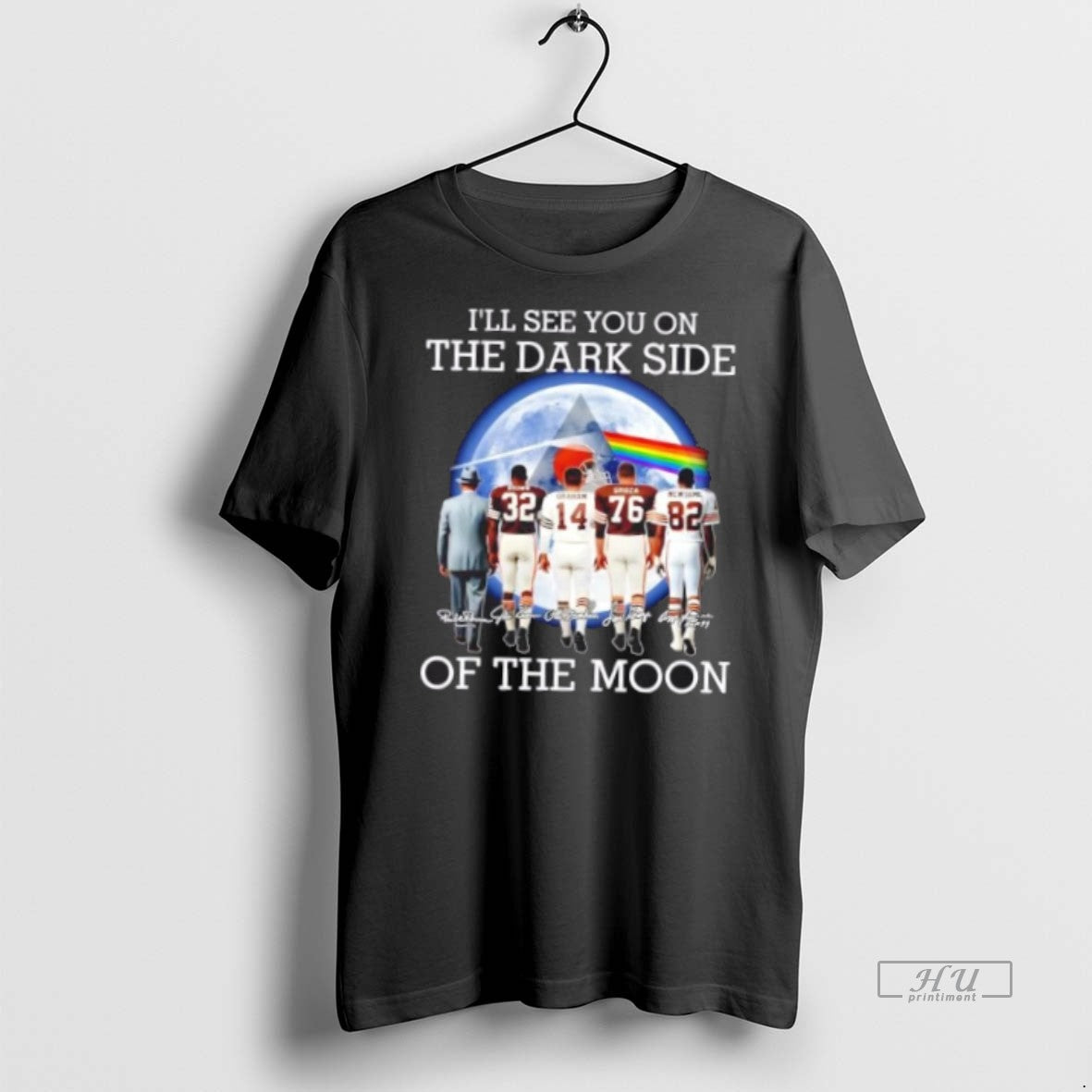 Officials Cleveland Browns Legends Ill See You On The Dark Side Of The Moon Premium Shirt Hoodie Sweatshirt | PurePodTees.com