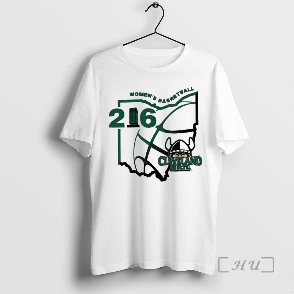 Officials Cleveland State Vikings 216 Womens Basketball Shirt Hoodie Sweatshirt | PurePodTees.com