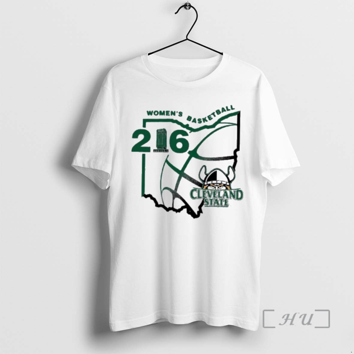 Officials Cleveland State Vikings Womens Basketball 216 Shirt Hoodie Sweatshirt | PurePodTees.com