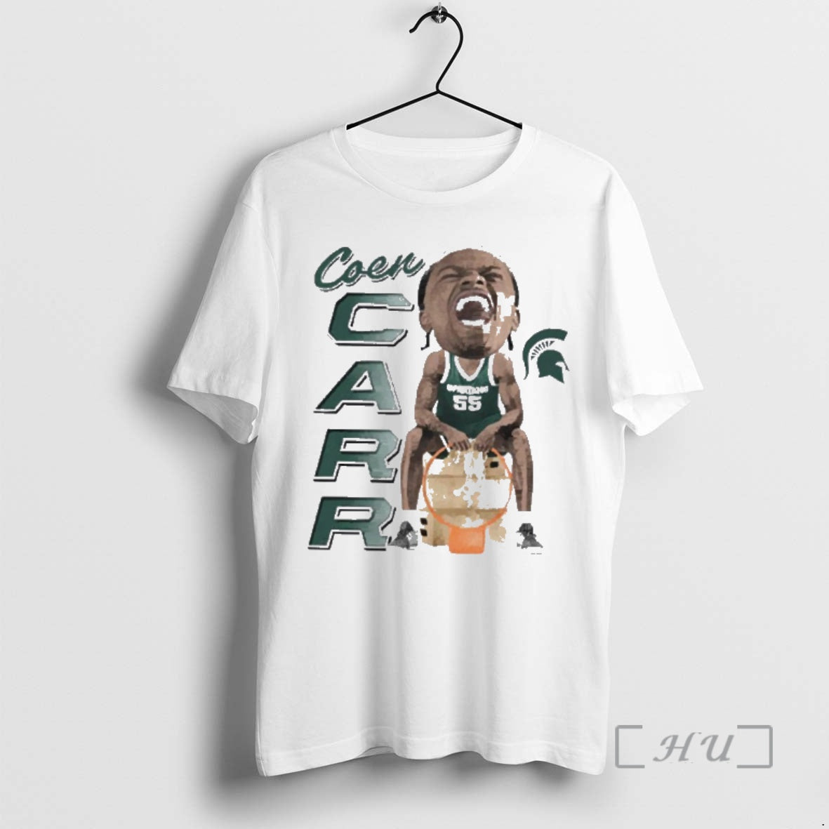 Officials Coen Carr Nba Michigan State Spartans Caricatures Shirt Hoodie Sweatshirt | PurePodTees.com