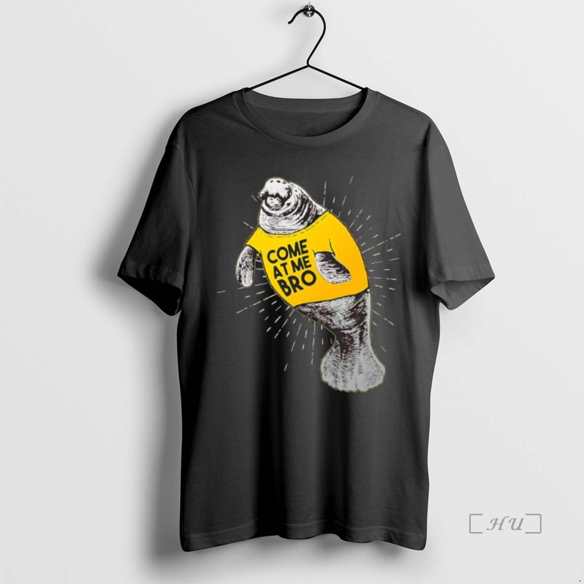 Officials Come At Me Bro Manatee Black Shirt Hoodie Sweatshirt | PurePodTees.com