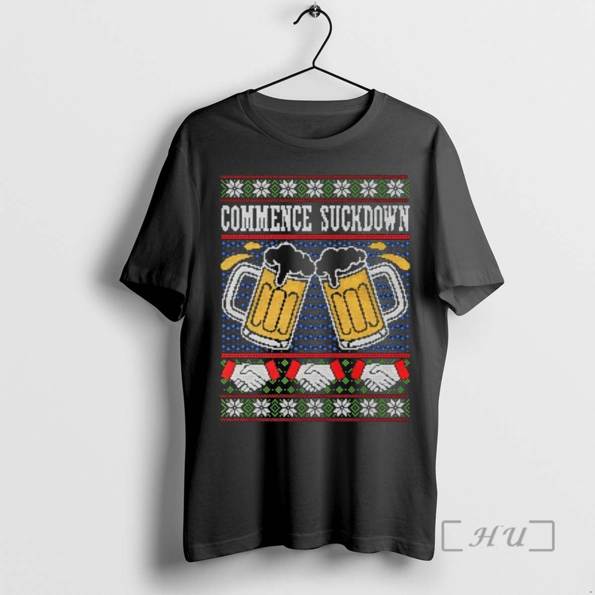 Officials Commence Suckdown Ugly Christmas Shirt Hoodie Sweatshirt | PurePodTees.com