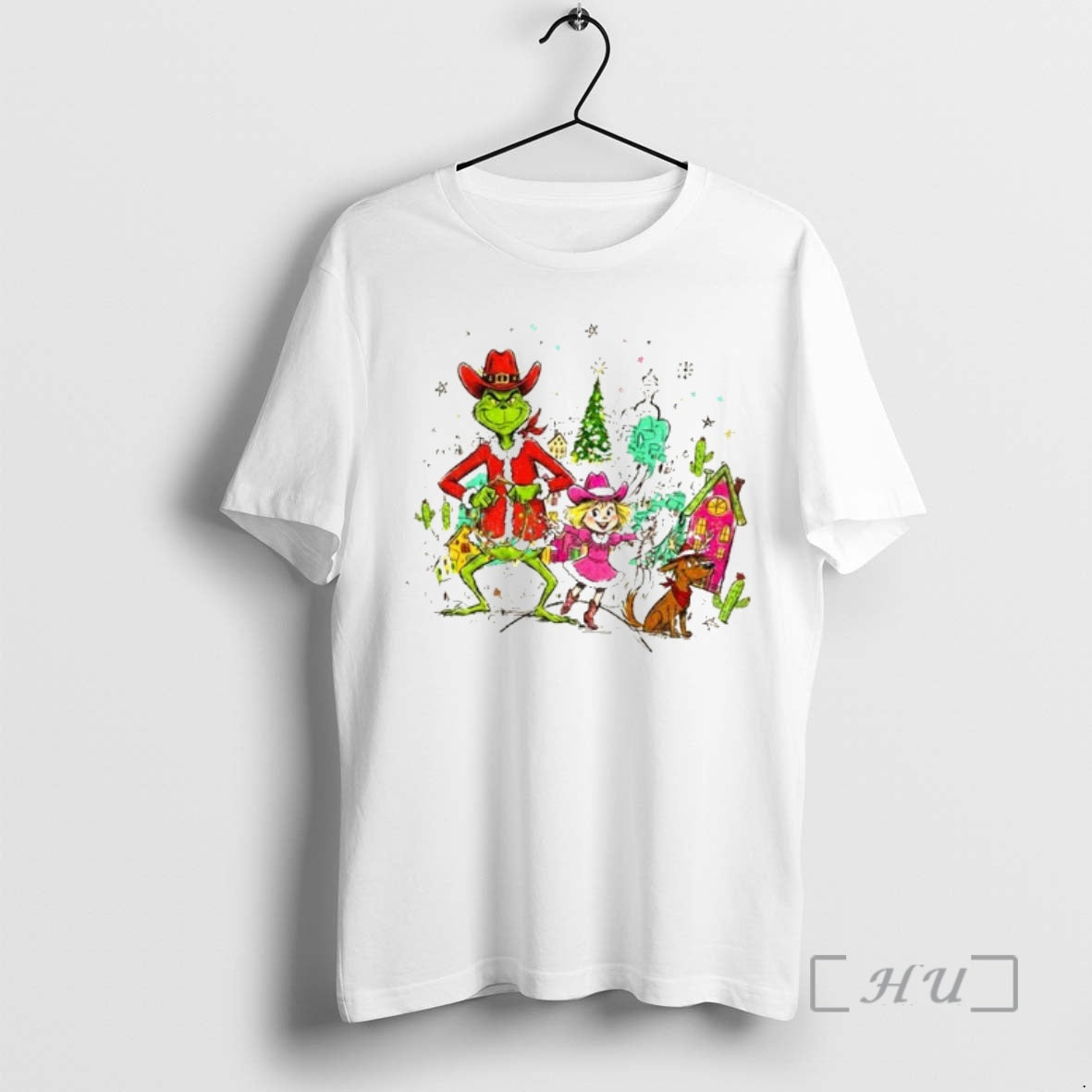 Officials Cowgirl Cindy Lou And Max Western Grinch Christmas Shirt Hoodie Sweatshirt | PurePodTees.com