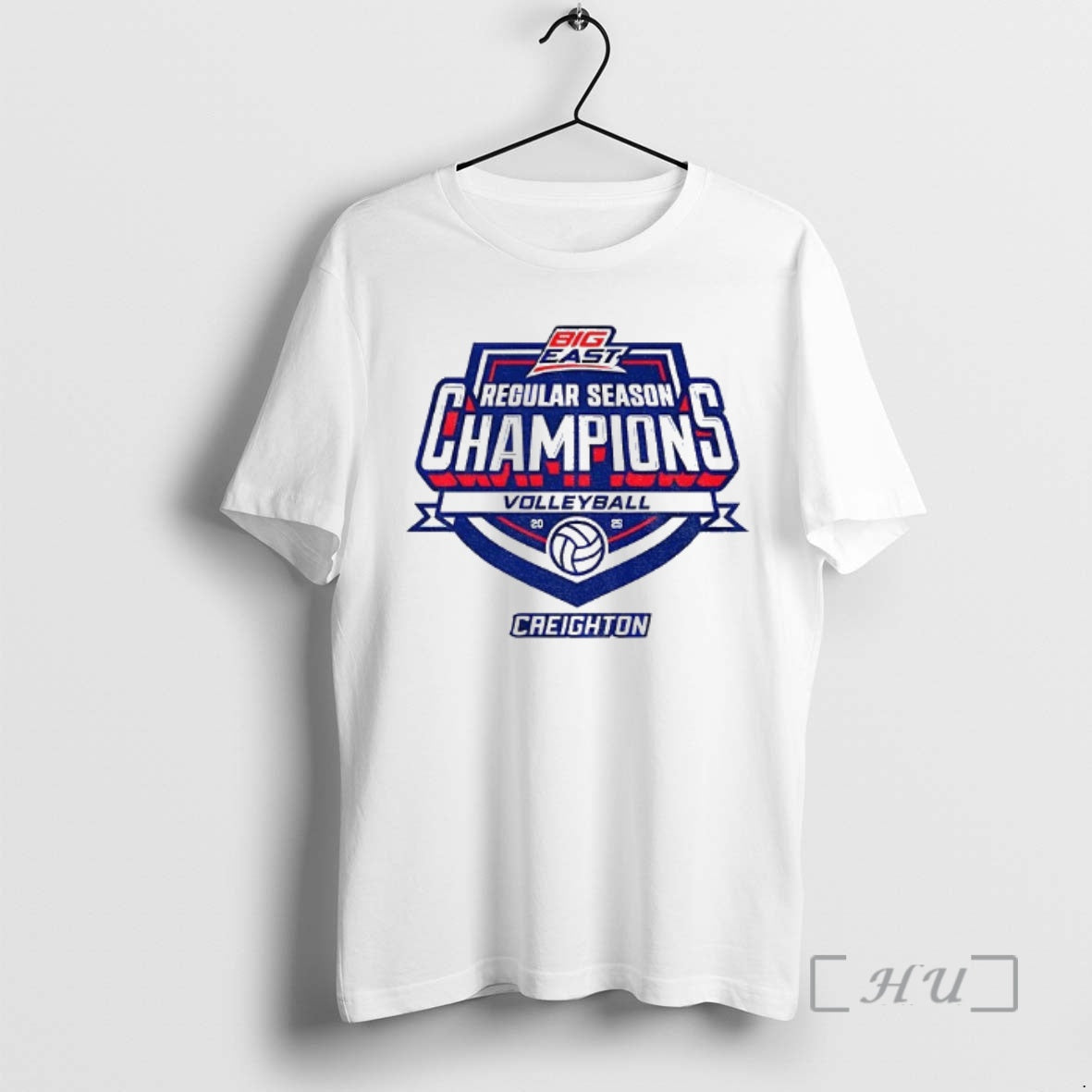 Officials Creighton Bluejays Big East Regular Season Champions Volleyball Logo Shirt Hoodie Sweatshirt | PurePodTees.com