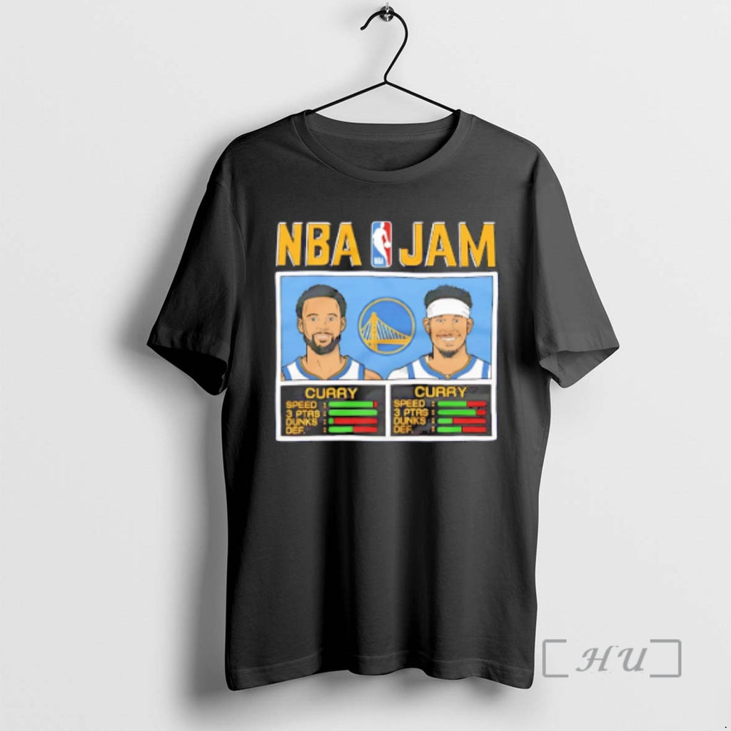 Officials Curry And Curry Warriors Nba Jam 2025 Shirt Hoodie Sweatshirt | PurePodTees.com