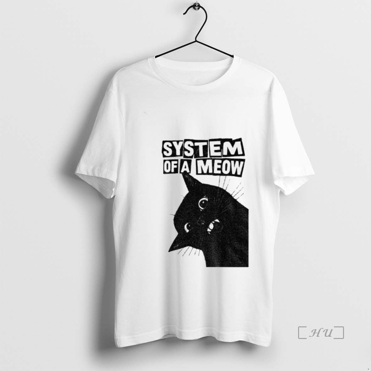 Officials Cute Black Cat System Of A Meow Shirt Hoodie Sweatshirt | PurePodTees.com