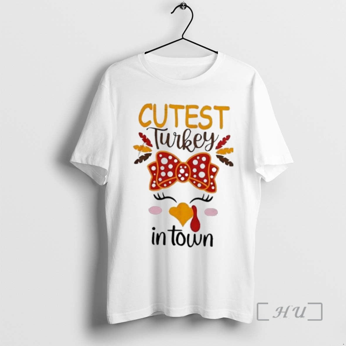 Officials Cutest Turkey In Town Cute Shirt Hoodie Sweatshirt | PurePodTees.com