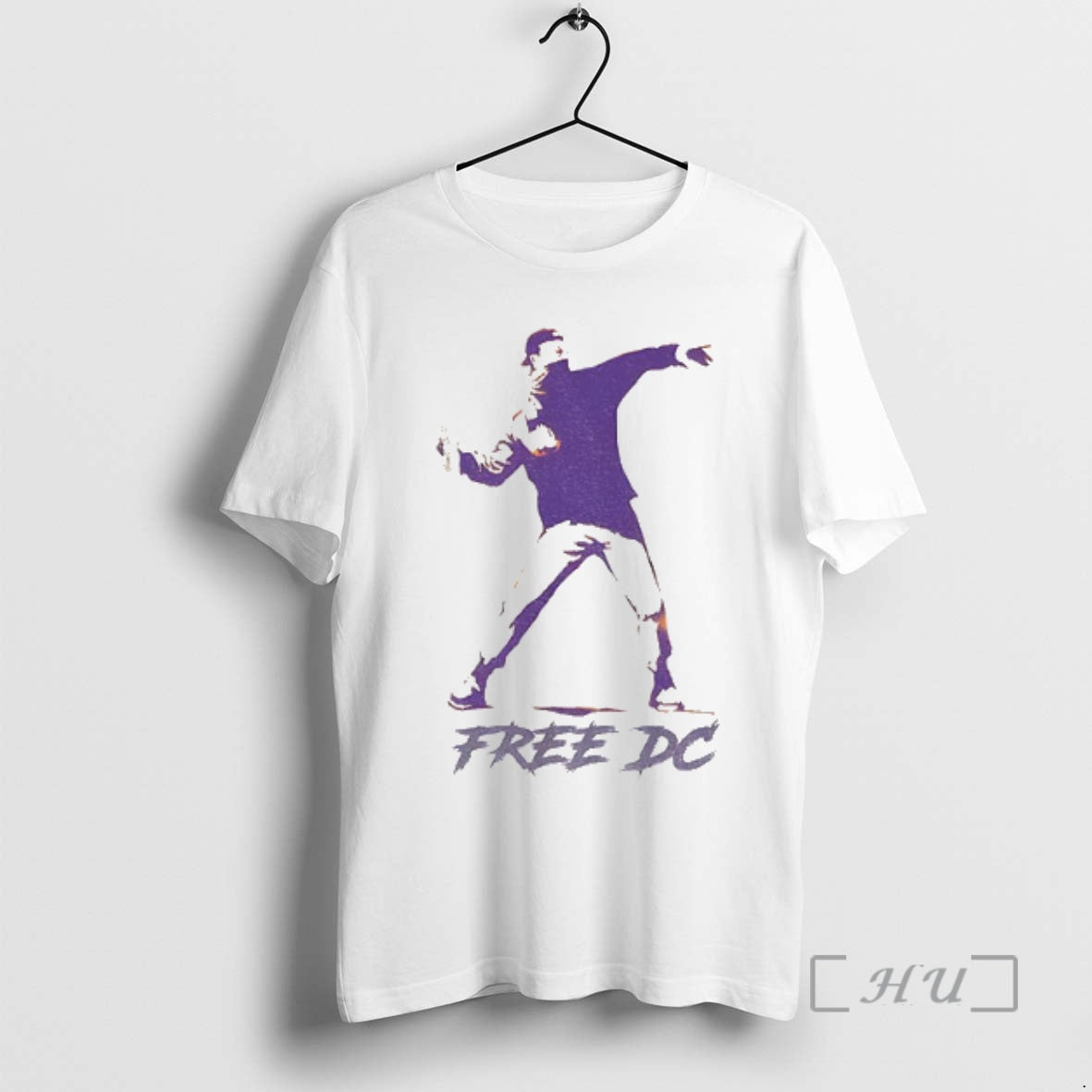 Officials Dc Sandwich Thrower Banksy Inspired Free Dc Shirt Hoodie Sweatshirt | PurePodTees.com