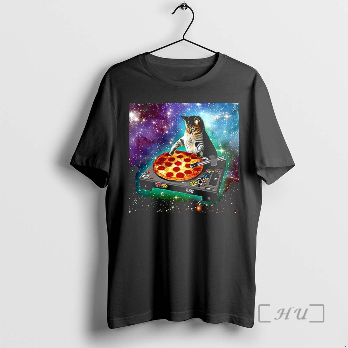 Officials Dj Cat Pizza Space Meme Shirt Hoodie Sweatshirt | PurePodTees.com