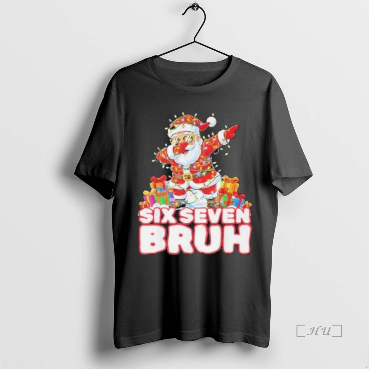 Officials Dabbing 6 7 Six Seven Bruh Christmas Shirt Hoodie Sweatshirt | PurePodTees.com