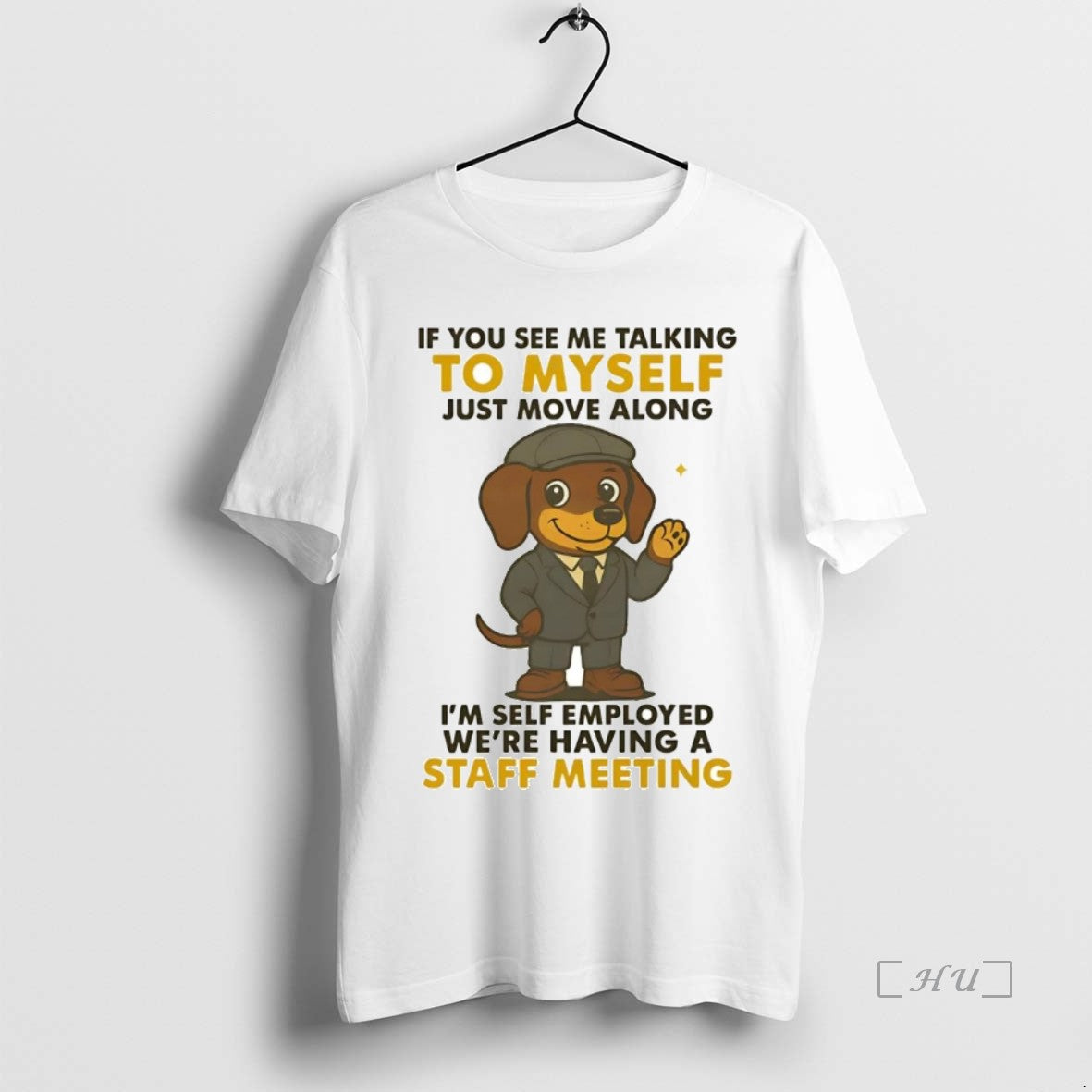 Officials Dachshund If You See Me Talking To Myself Just Move Along Shirt Hoodie Sweatshirt | PurePodTees.com