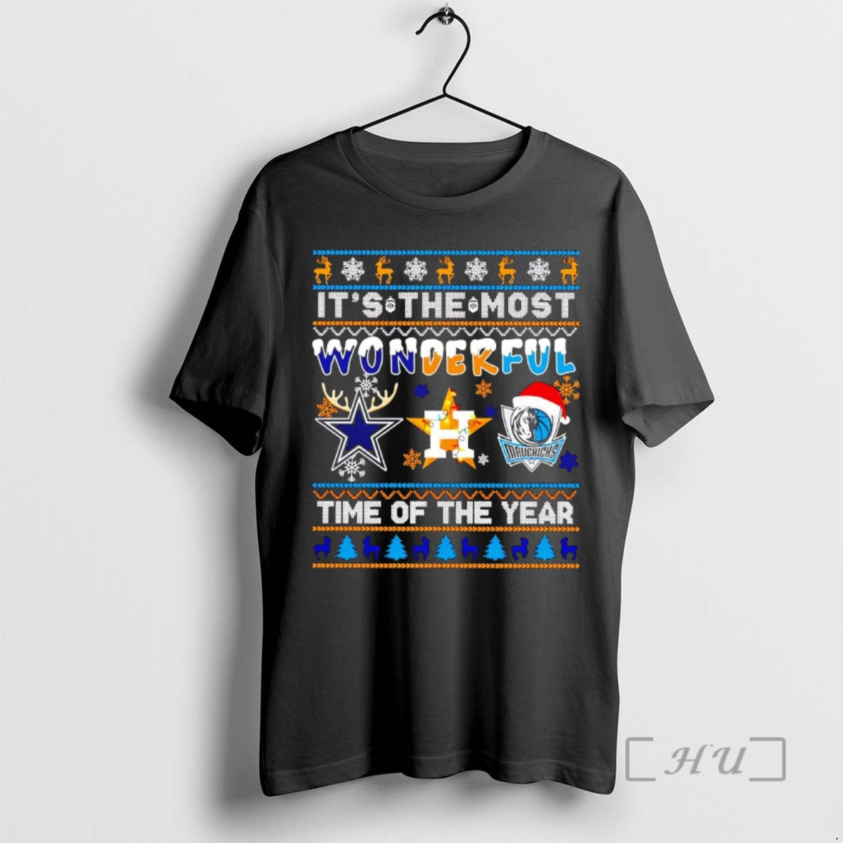 Officials Dallas Cowboys Houston Astros Dallas Mavericks Its The Most Wonderful Time Of The Year Shirt Hoodie Sweatshirt