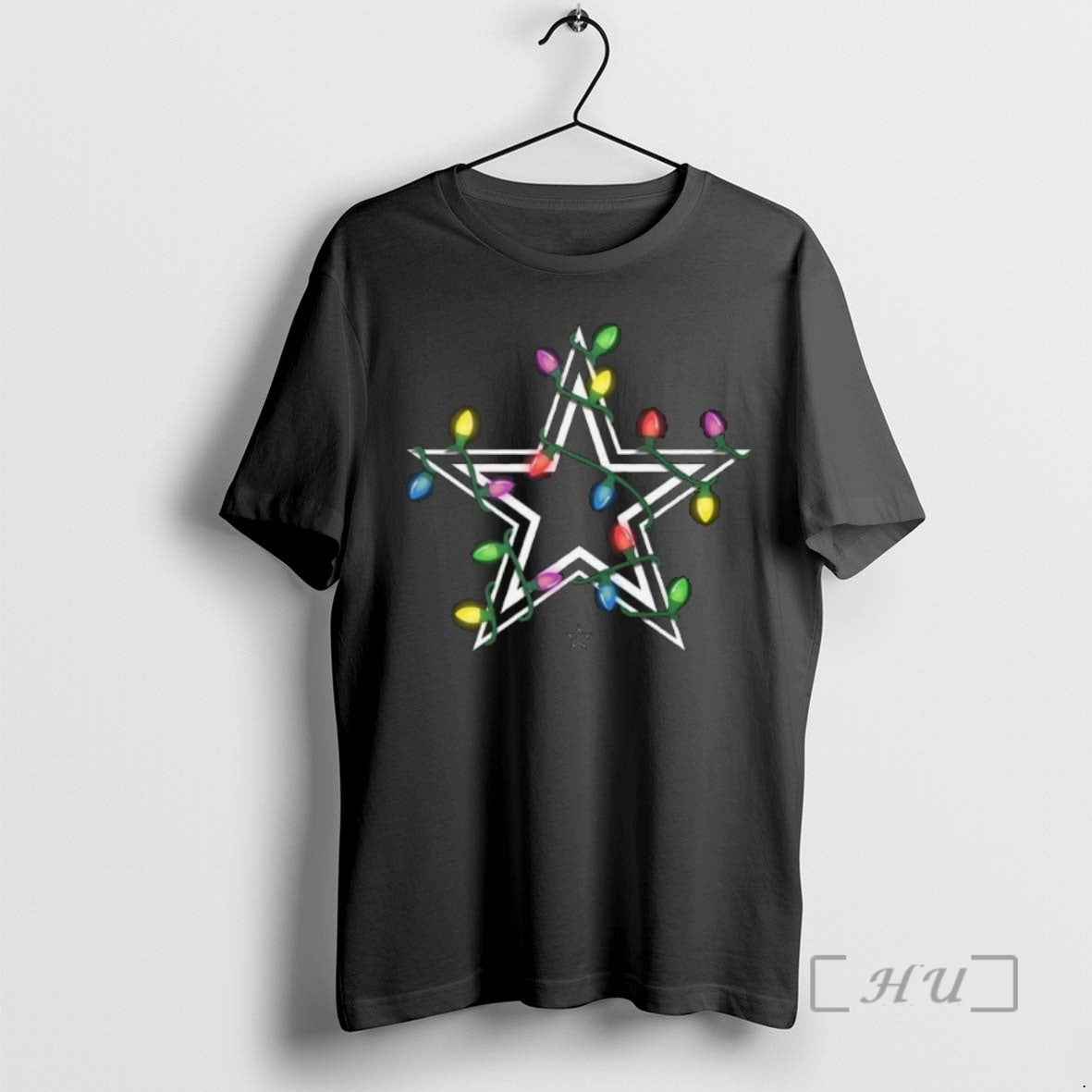 Officials Dallas Cowboys Primary Logo Holiday Lights 2025 Shirt Hoodie Sweatshirt | PurePodTees.com