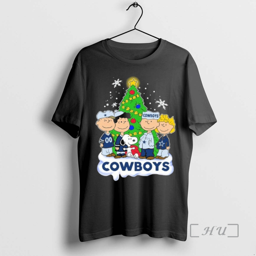 Officials Dallas Cowboys X The Peanuts Christmas 2025 Shirt Hoodie Sweatshirt | PurePodTees.com