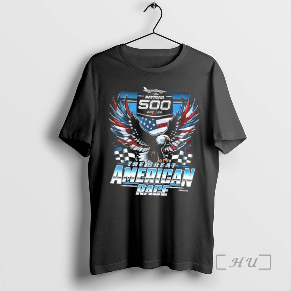 Officials Daytona International The Great American Race 2026 Daytona 500 Eagle 2 Sided Premium Shirt Hoodie Sweatshirt